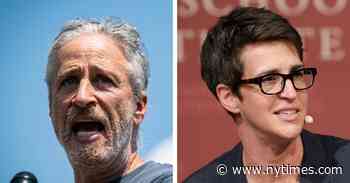 Jon Stewart and Rachel Maddow Are Luring Liberals Back to cable TV