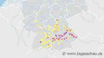 Hochwasser-Karte: Welche Flüsse übers Ufer treten