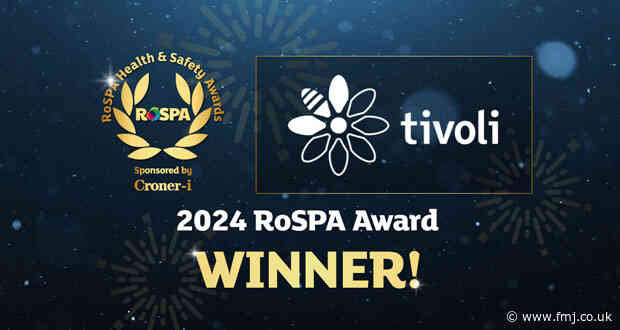RoSPA President’s award for Tivoli