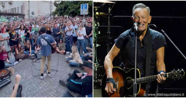 Bruce Springsteen salta San Siro per problemi di salute? I fan italiani lo omaggiano in pieno centro a Milano