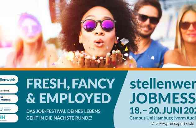 Nach sensationellem Erfolg: 15. stellenwerk Jobmesse der Hamburger Hochschulen startet am 18. Juni
