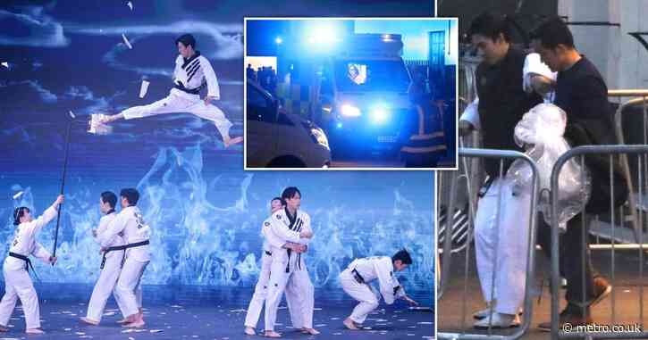 Ambulance arrives at Britain’s Got Talent final after star’s shock injury on stage