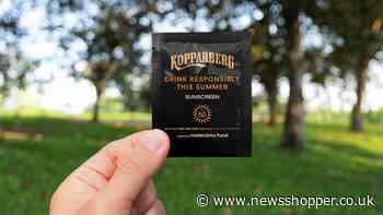 Kopparberg giving out sunscreen for Melanoma Fund campaign