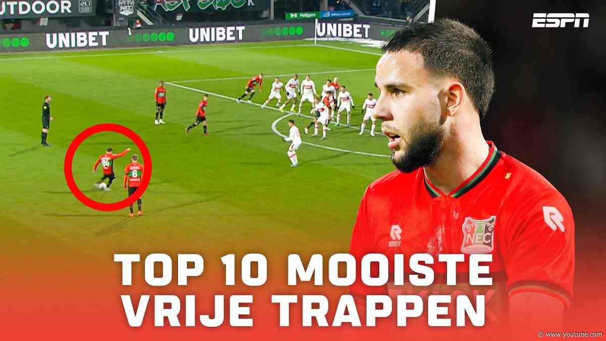 TOP 10 MOOISTE VRIJE TRAPPEN in de Eredivisie 2023/24 🎯