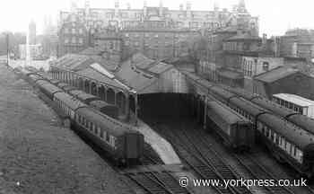 'Did passenger trains use York's old station in the 1940s?'