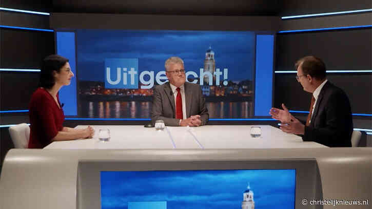 Anja Haga en Bert-Jan Ruissen in debat over christelijke politiek in Europa