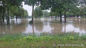 Hochwasserlage stabilisiert sich in Neu-Ulm - Römervilla evakuiert