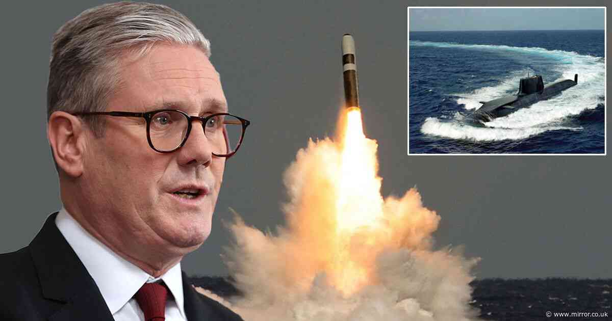 Inside UK's chilling nuclear deterrent as Keir Starmer makes national security vow