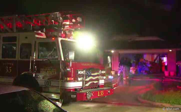 Lightning strike causes house fire in SW Oklahoma City