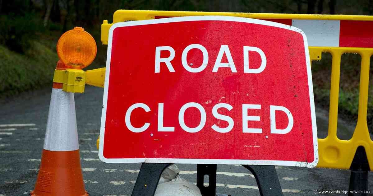 Overnight road closure in place in Cambs as motorists face 13-mile diversion route