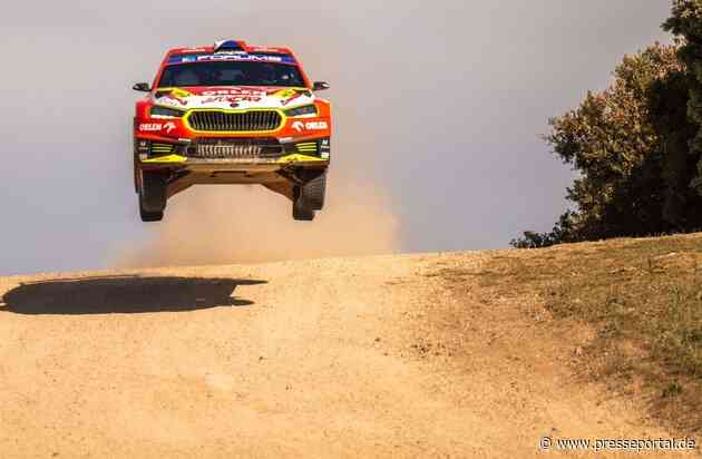 Rallye Italien-Sardinien: Sieben Škoda Crews fahren in die Top-Ten der WRC2-Kategorie