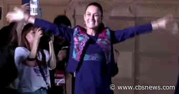Claudia Sheinbaum projected to win Mexico election, will be country's first female president