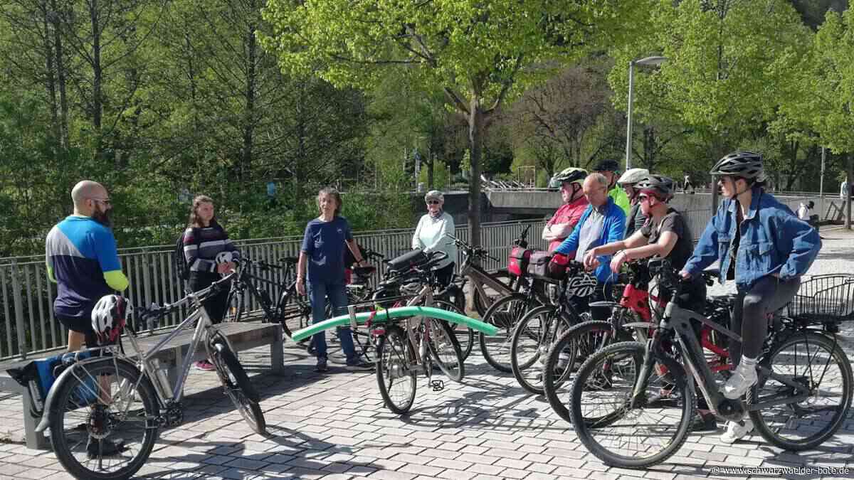 Grüne und ADFC auf Tour: Nagolds Fahrradstraße bleibt  im Visier