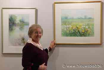 Aquarellen van schilderstalent Celine (88) staan in de kijker in galerie Anita Fleerackers