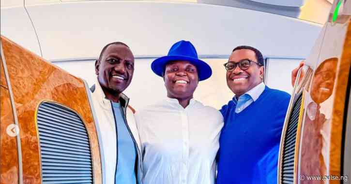 Ruto &amp; AfDB President Adesina make Tolani Alli's birthday memorable at 35,000ft