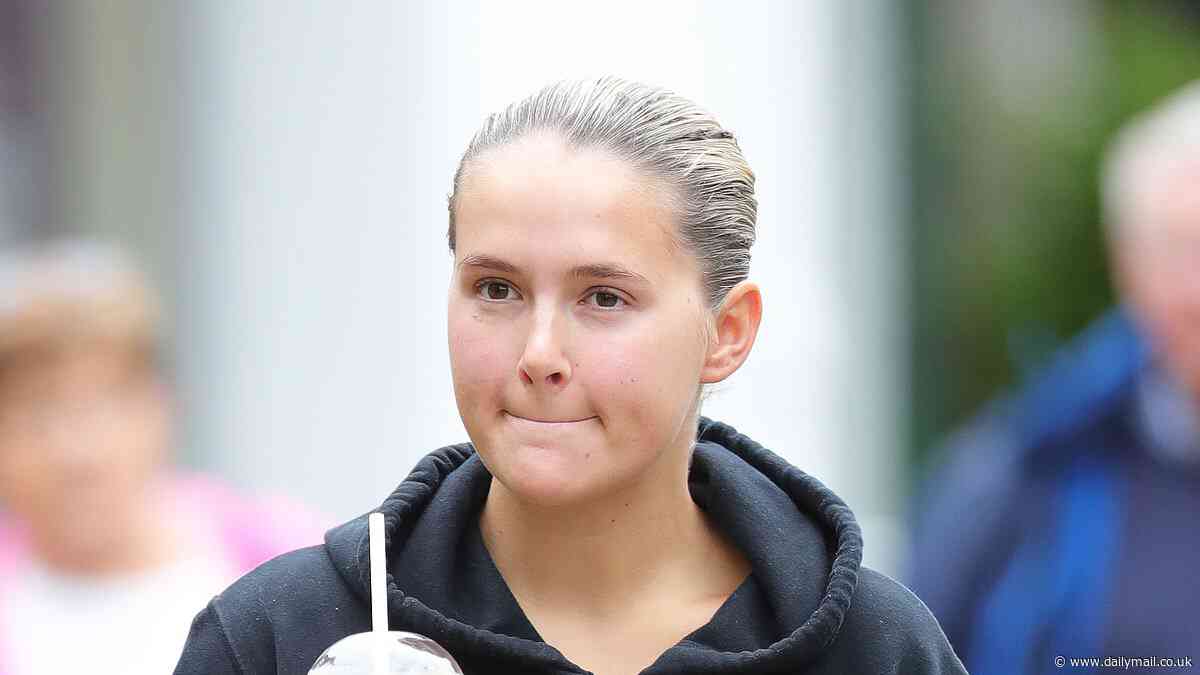 Molly-Mae Hague cuts a casual figure in hoodie and sweatpants as she gets a manicure after quashing rumours that she and fiancé Tommy Fury have split