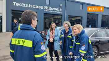 THW Neuburg evakuiert 300 Menschen: Faeser auf Kurzbesuch