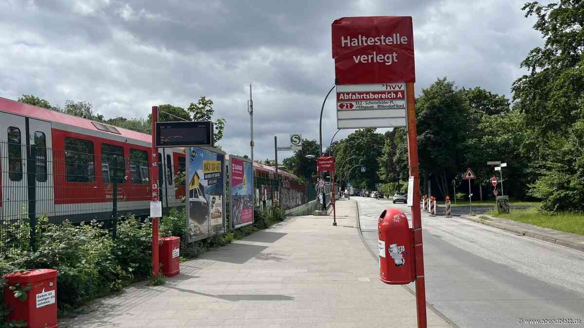 Bus-Ärger um Bauarbeiten am S-Bahnhof Klein Flottbek