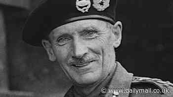 Field Marshal Montgomery's grandson is the spitting image of the British war hero as he reveals his ancestor's rallying letters to troops and his 'completely illegal' beret in emotional Antiques Roadshow D-Day special