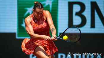 Sabalenka powers into French Open quarterfinals