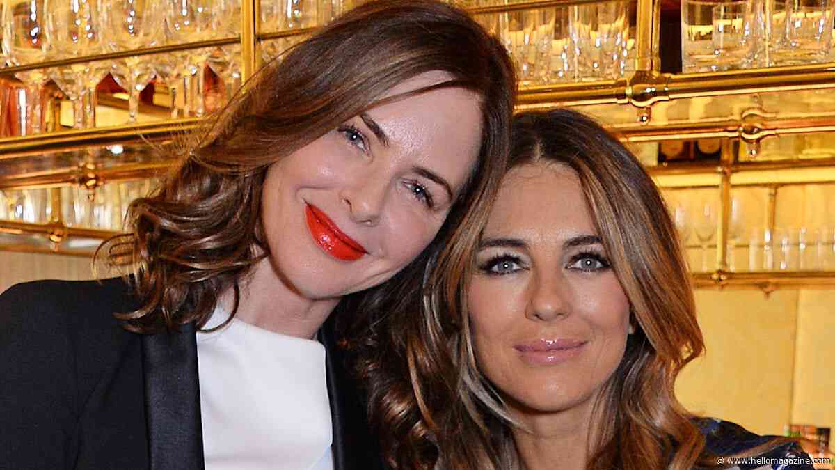 Elizabeth Hurley steals Trinny Woodall's look twice and we can't actually believe it