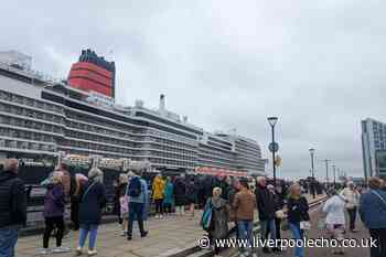 Cunard Queen Anne passengers enjoy classic Liverpool anthems ahead of naming ceremony