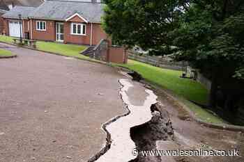 Fears as gardens and driveways collapse near 300-home new build estate