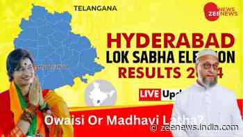 Hyderabad Lok Sabha Election Results 2024 Live Updates: Asaduddin Owaisi vs Madhavi Latha