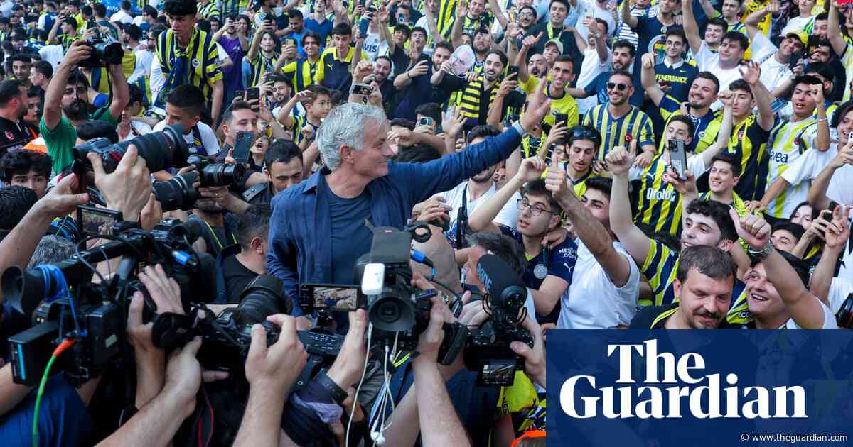 'I bring attention with me': José Mourinho aiming to raise interest in Turkish league – video