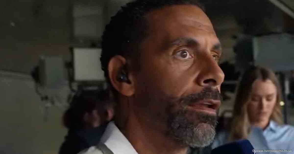 Rio Ferdinand gets result he's after but curious Liverpool reality shows something isn't right