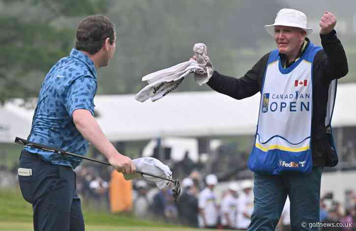 Bob MacIntyre wins Canadian Open with dad on the bag