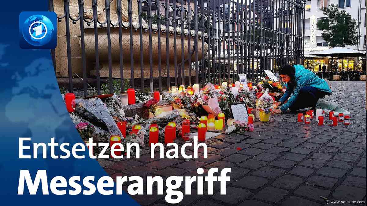Bestürzung nach tödlichem Messerangriff in Mannheim