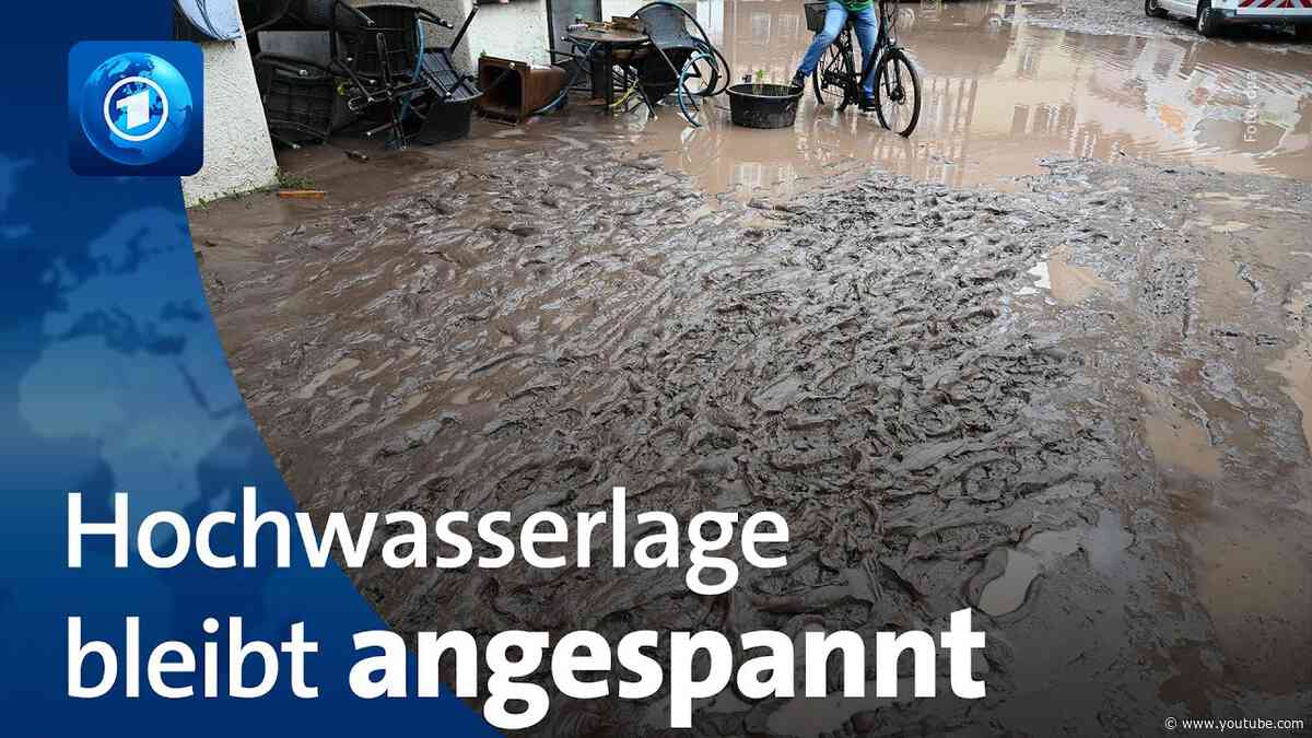 Lage in Hochwassergebieten in Süddeutschland bleibt angespannt