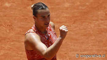 Sabalenka accedió sin problemas a cuartos de final de Roland Garros