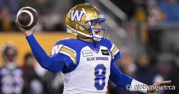 Deep, talented Blue Bombers look for fifth straight trip to Grey Cup