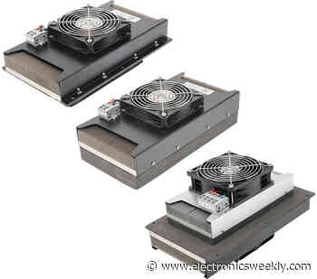Thermoelectric coolers include heatsinks and fans
