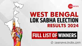 West Bengal Lok Sabha Elections Results 2024: Check Constituency Wise Full List of Winners/Losers Candidate Name, Total Vote Margin and more
