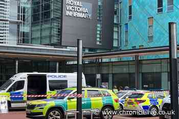 Man arrested after nine hour 'stand-off' on hospital roof at Newcastle's Royal Victoria Infirmary