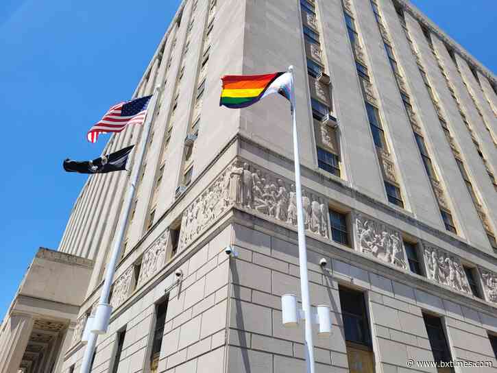 Rainbow flag lifted at Bronx Borough Hall to kick off Pride Month