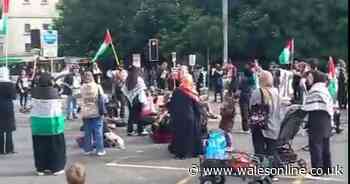 Live updates as pro-Palestine protest brings traffic in Cardiff to standstill