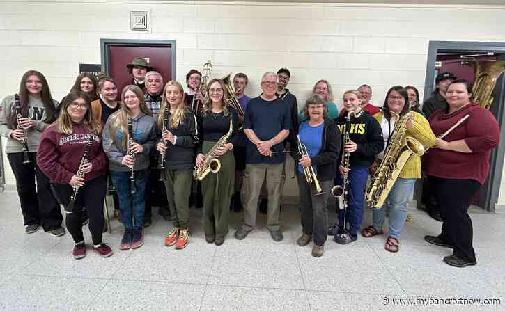 Bancroft’s Community Band performs for the first time at the Playhouse tonight