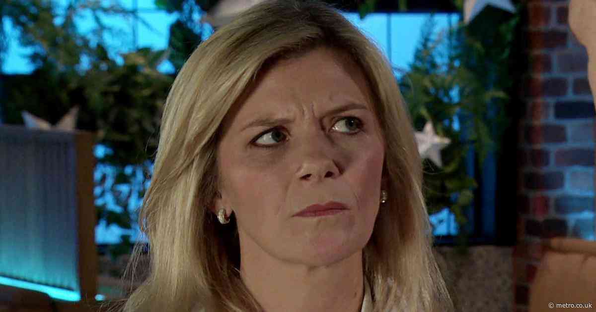‘I wish I could be with you, hold you’: Leanne’s shocking secret after Simon leaves for good in Coronation Street