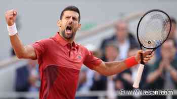 Djokovic wins another 5-setter, bothered by knee