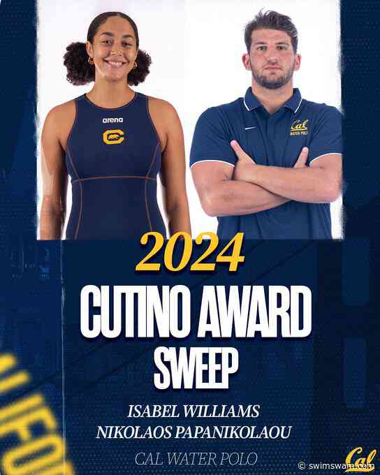 Cal’s Isabel Williams, Nikolaos Papanikolaou Sweep 2024 Cutino Awards
