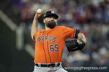 Astros not ready to say Urquidy is done for season amid reports he needs Tommy John surgery