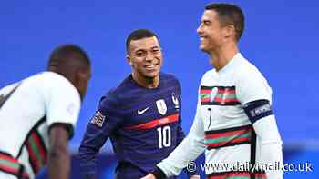Cristiano Ronaldo wishes Kylian Mbappe luck at Real Madrid as he posts throwback picture with the French superstar after his free transfer from PSG
