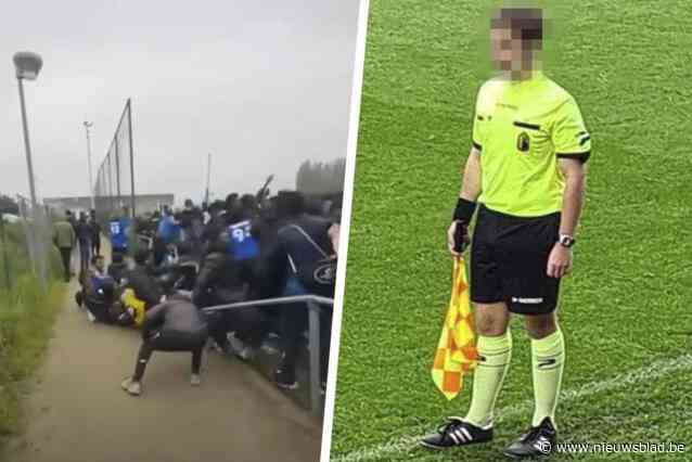 Volgens scheidsrechter Ian ontaardde de derby in Lede pas áchteraf: “Dat er machetes waren, is een verzinsel van Vlaams Belang”