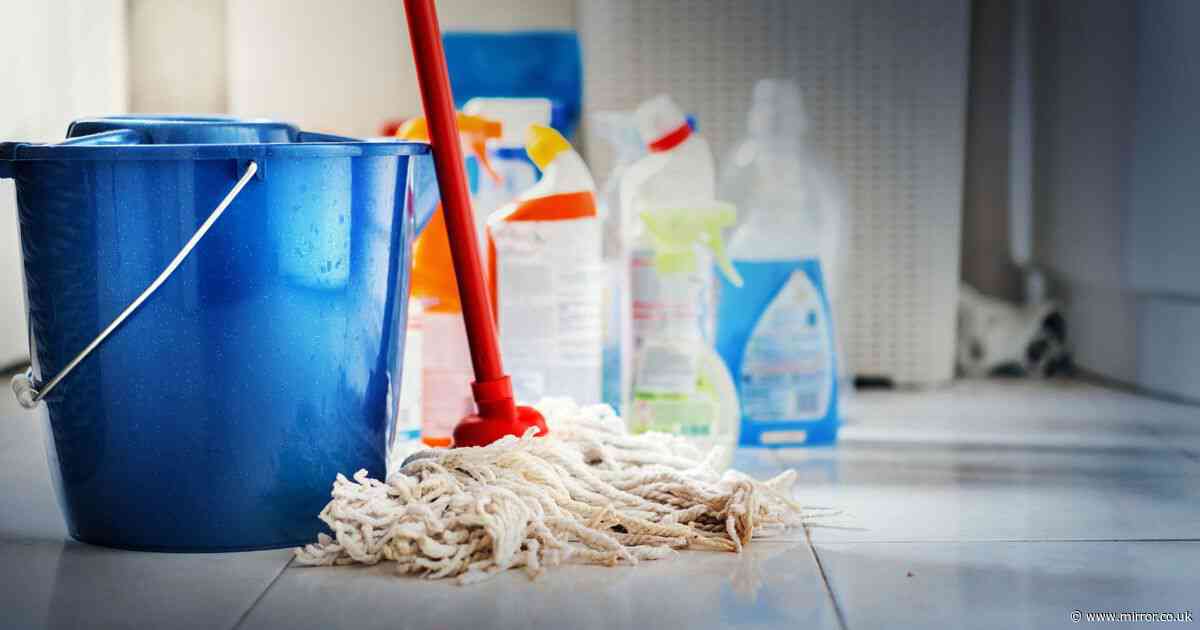 You're cleaning your mop all wrong – simple hack stops it smelling bad