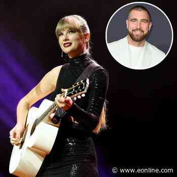 Taylor Swift Nods to Travis Kelce With Cute Reaction to Football Lyric
