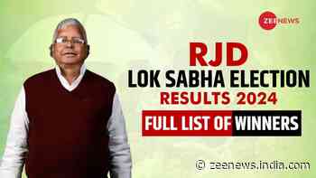 LIVE | RJD Election Results 2024: Check Full List of Winners-Losers Candidate Name, Total Vote Margin